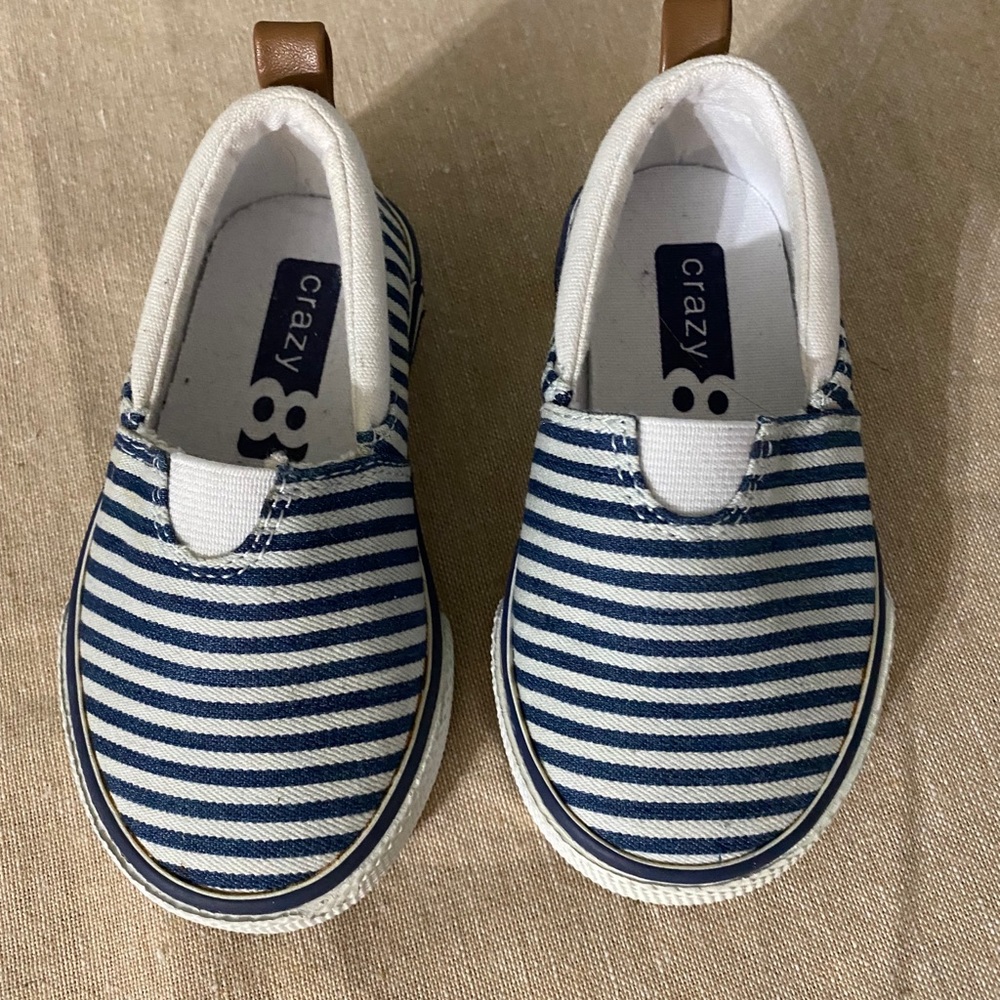 Striped shoes